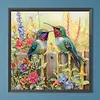 Kits de peinture diamant&eacute;s Hummingbird bricolage complets DIY 5D pour adultes/d&eacute;butants, id&eacute;es cadeaux d&eacute;coration int&eacute;rieure en diamant, peintures en diamant, arts plastiques 30x30cm