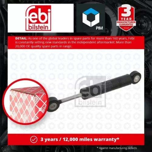 Aux Belt Vibration Damper 08778 Febi V-Ribbed Drive A1032000114 1032000114 New Parts