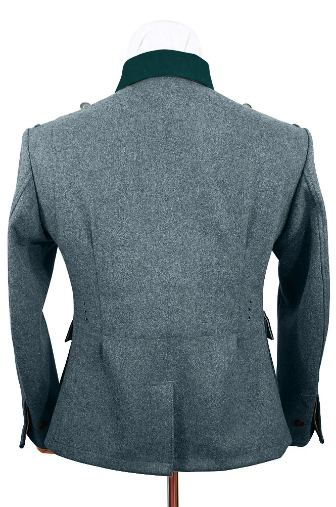   Elite German M1939 EM Italian Field Wool Tunic Feldbluse Blue Green Grey German-Uniform