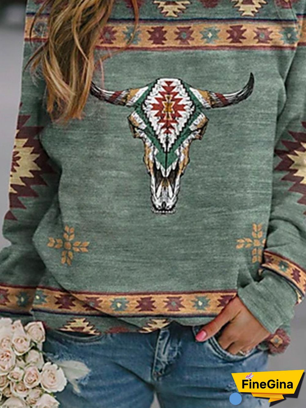 Cotton Blends Sweatshirts