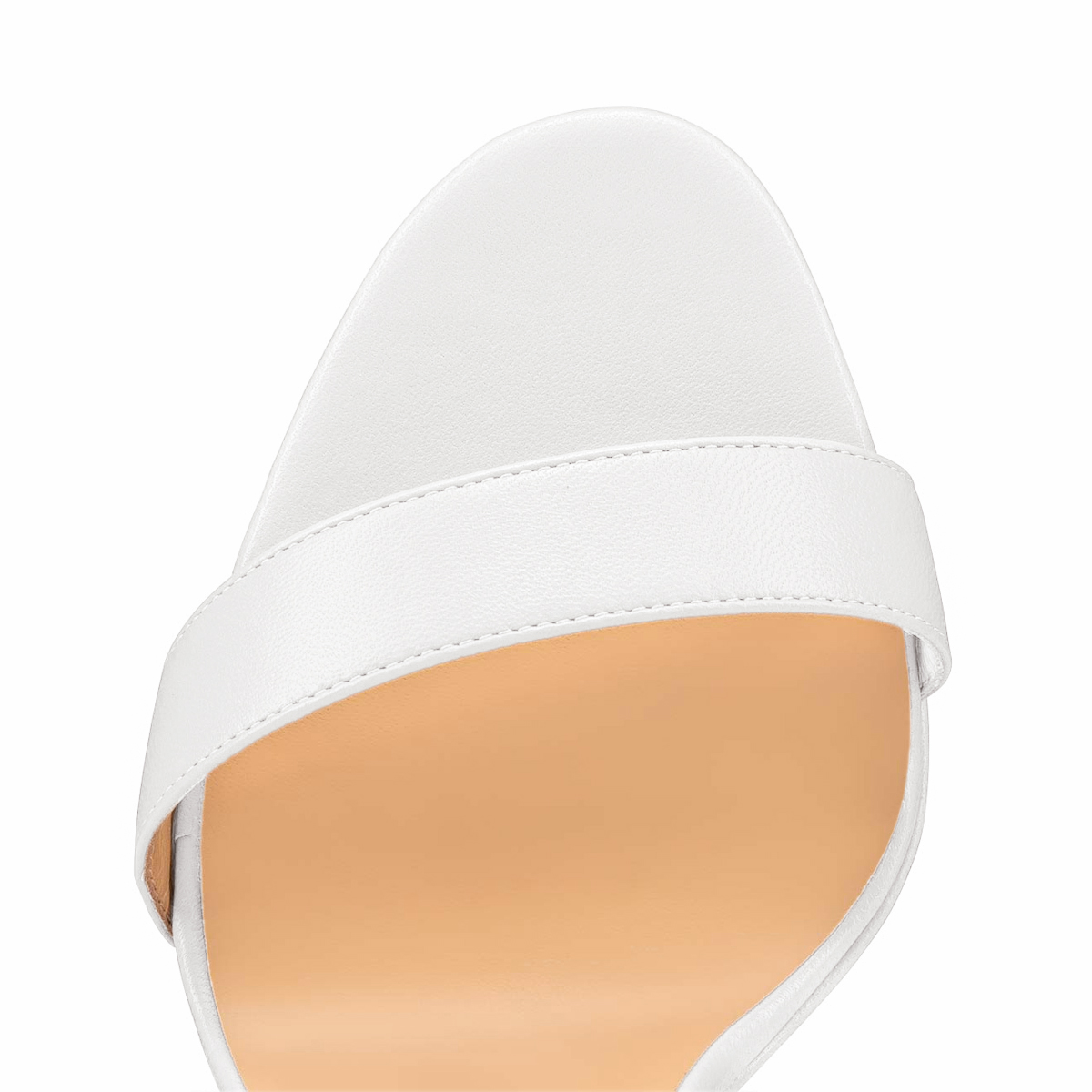 145mm Open Toe Platform Sandals Ankle Strap High Heel Matte  Summer Shoes-MERUMOTE