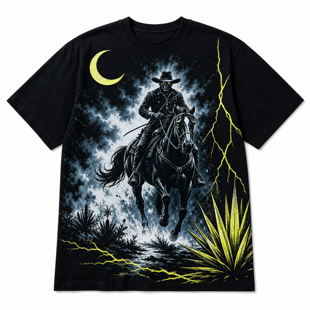 Moon Rider Cotton T-Shirt