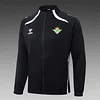 2025/2026 Real Betis Long Zipped Jacket Black Football Shirt 1:1 Thai Quality Set