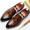 Mens Unique Tassel Loafer Shoes