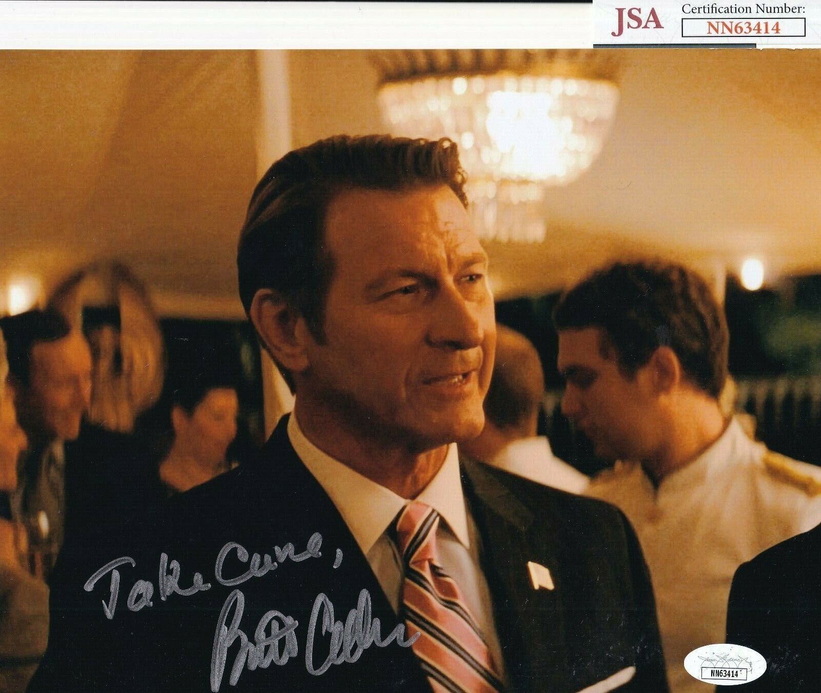 BRETT CULLEN signed (THE DARK KNIGHT) Joker Movie 8X10 Photo Poster painting JSA NN63414