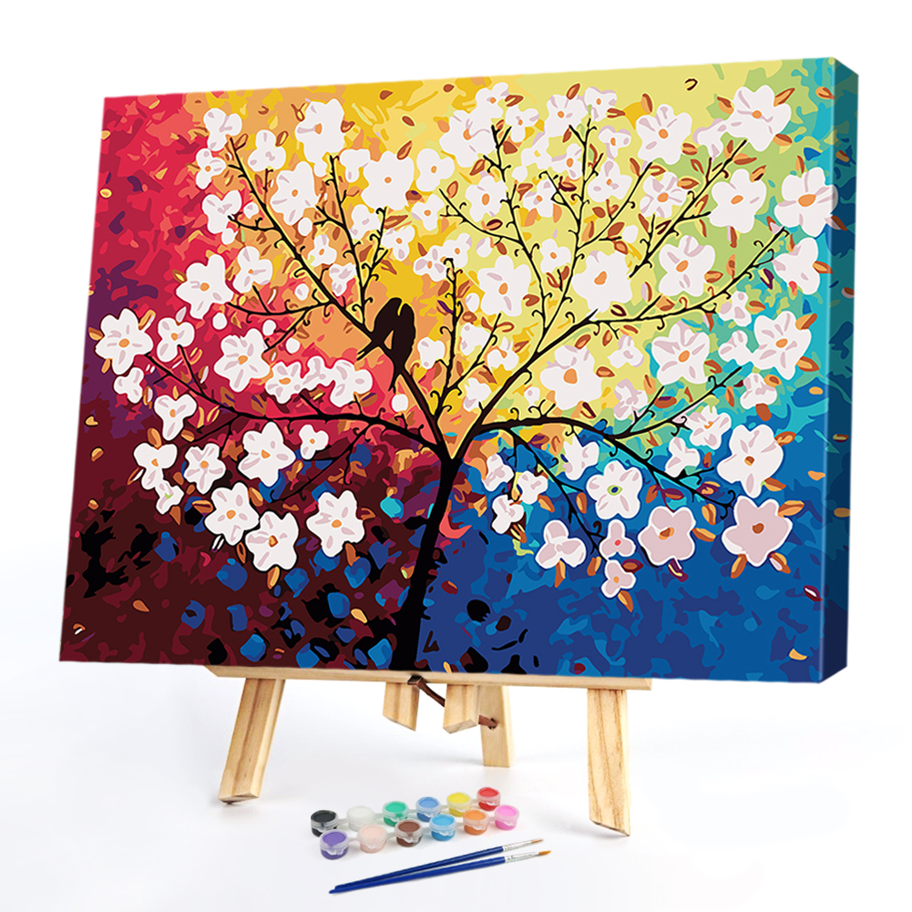 

40*50CM Paint By Numbers-Flower Tree, 501 Original