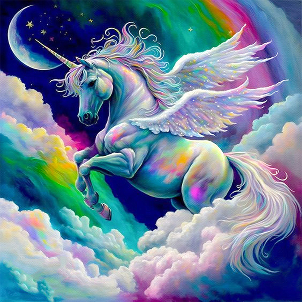 Horse-Paint by Numbers-16"x16"/40x40cm