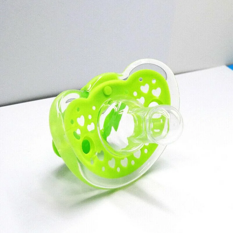 2019 Baby Accessories Security Soother Nipple Infant Child Feeding Silicone Baby Pacifier Orthodontic Candy Color Solid Pacifier