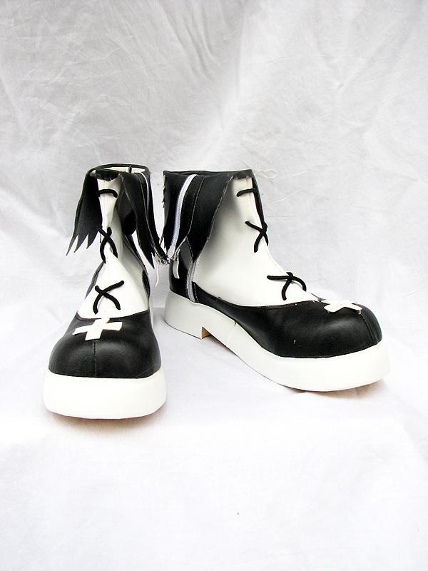 Neverossa Black And White Cosplay Boots Shoes