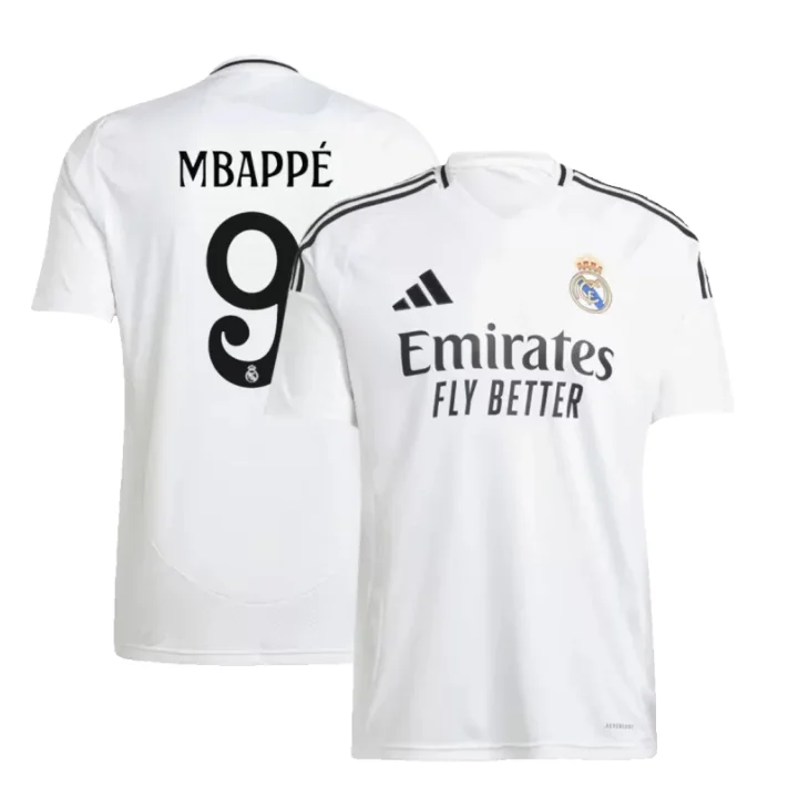 Real Madrid Kylian Mbappé 9 Home Trikot 2024-2025