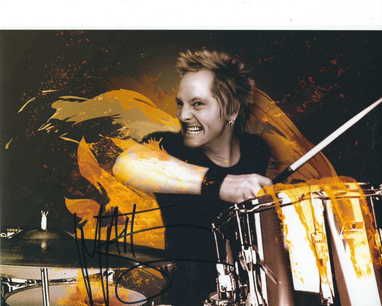 MATT SORUM GUNS N ROSES AUTOGRAPHED Photo Poster painting SIGNED 8X10 #5 DRUMMER