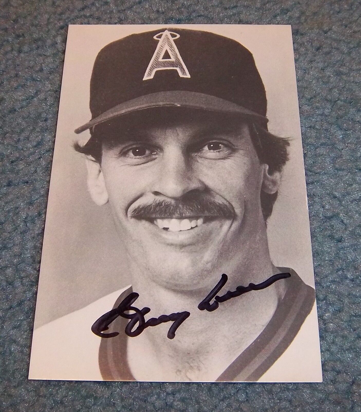 California Angels Gary Lucas Signed Autographed Postcard Photo Poster painting