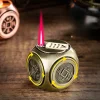 Metal Gyro Decompression Dice Straight Into The Windproof Lighter