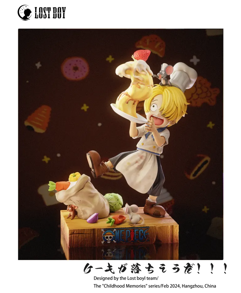 LOST BOY Studio - One Piece Glillter Color NIKA Luffy Gear 5 
