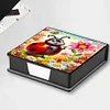 PU Insects Diamond Painting Notecard Box with Papers for DIY Art Craft