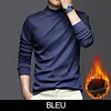Chemise de base pour hommes en coton merceris&eacute; extensible, chaude et confortable