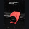 120dB Loud Bike Horn Waterproof Universal Mount Silicone Horns Type-C Rechargeable Adjustable Volume Settings Horn for Motorcycle Scooter Bicycle