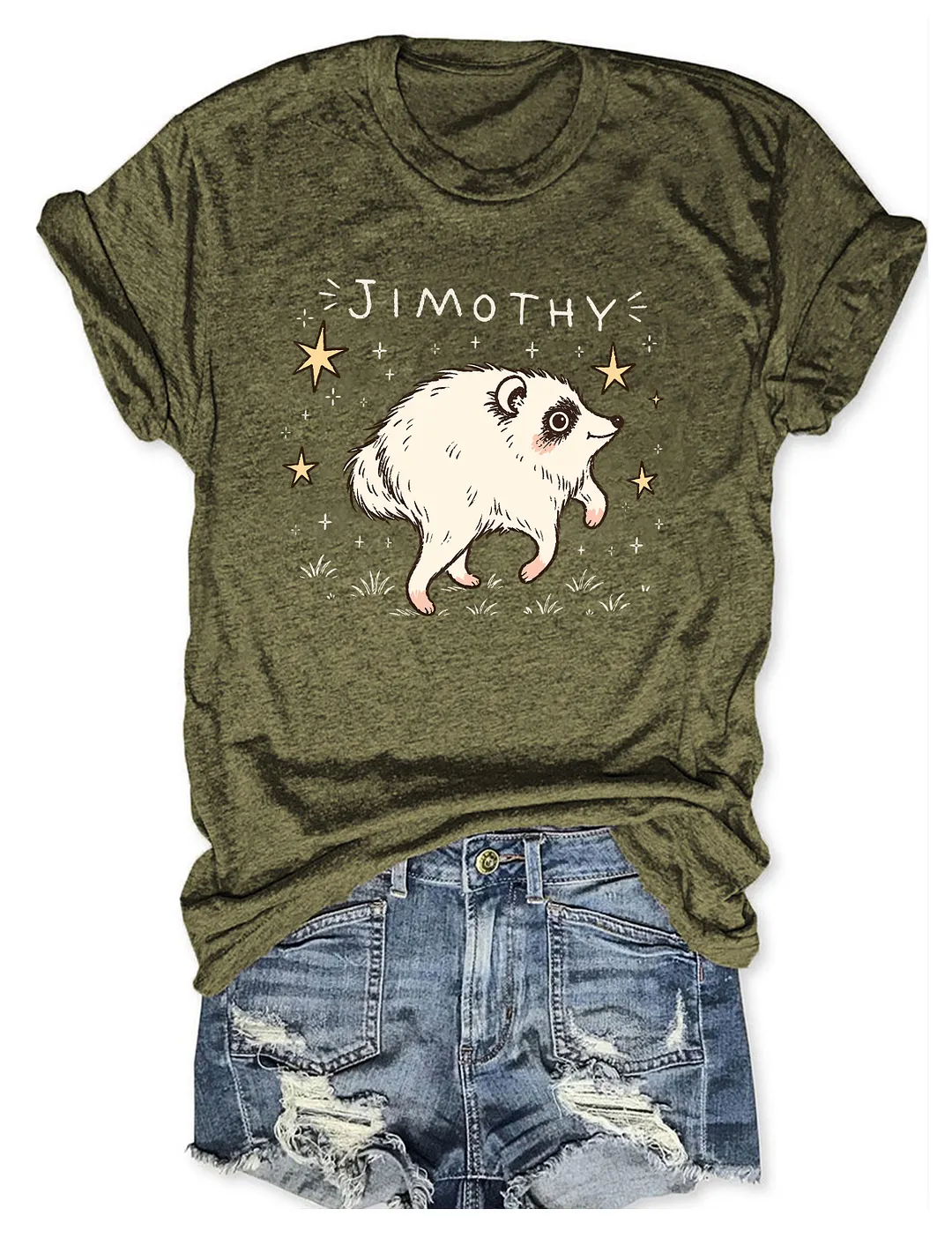 Funny Raccoon Jimothy T-shirt