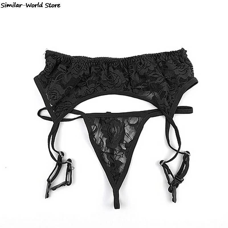 Sexy Women White Black Lace Garter Belt Floral Garter Belt For Female Wedding Women Sexy Lace Garter Stockings