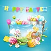 8pcs/set DIY Diamond Painting Greeting Cards Easter Mosaic Postcards Kits