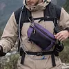 Outdoor Hiking Chest Bag Waterproof Multi-Functional Sports Backpack Large Capacity Waist Pack Hanging Pocket for Camping Cycling Running Hiking