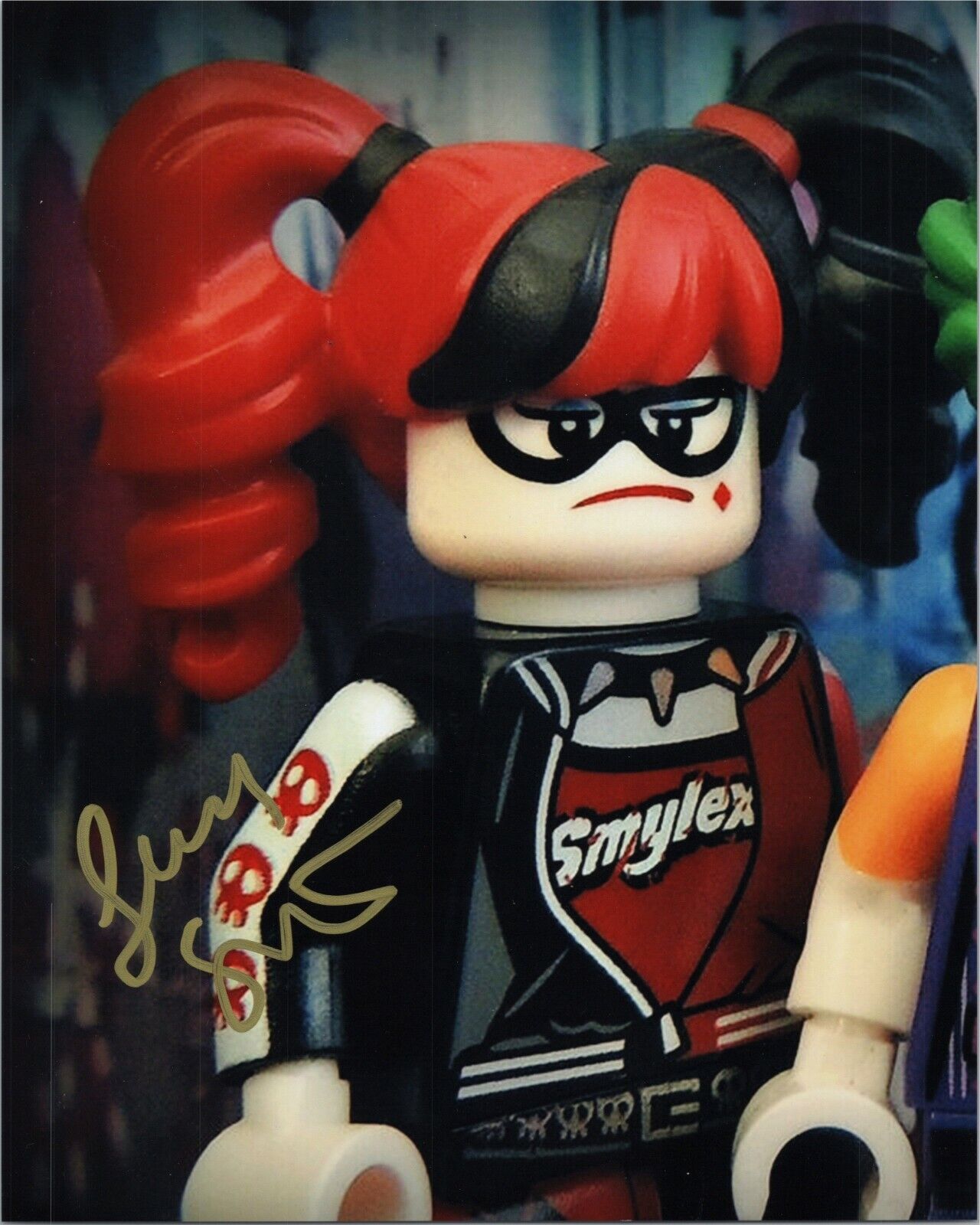 ~~ JENNY SLATE Authentic Hand-Signed ~HARLEY QUINN - LEGO BATMAN ~ 8x10 Photo Poster painting D~