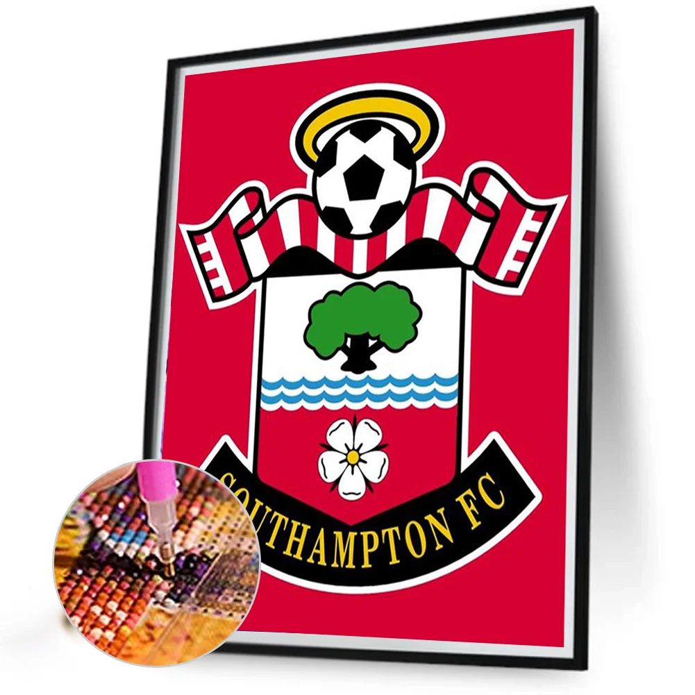 Partial AB Diamond Painting - Full Round Drill - Southampton F.C.(Canvas|45*55cm)