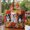 French Bulldog Quilted Tote Bag🔥All items are shipped in a default size of 15x14 inches.