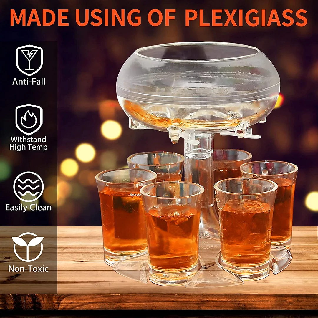 (🌲Early Christmas Sale- 30% OFF)6 Shot Glass Dispenser and Holder