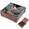 Diamond Painting Wooden Phoenix 4 Slots Diamond Painting Storage Box for Adult Beginner