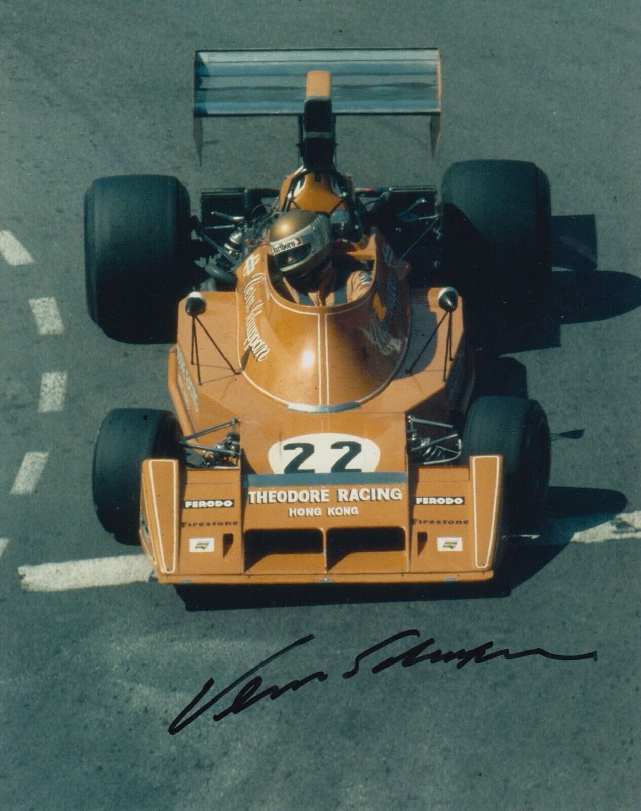 Vern Schuppan Hand Signed 10x8 Photo Poster painting F1 Autograph Theodore Racing