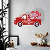 Diamond Painting Acrylic Love Truck Hanging Pendant