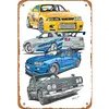 Voiture - Panneaux en &eacute;tain m&eacute;tallique(20*30cm/30*40cm) - Garage
