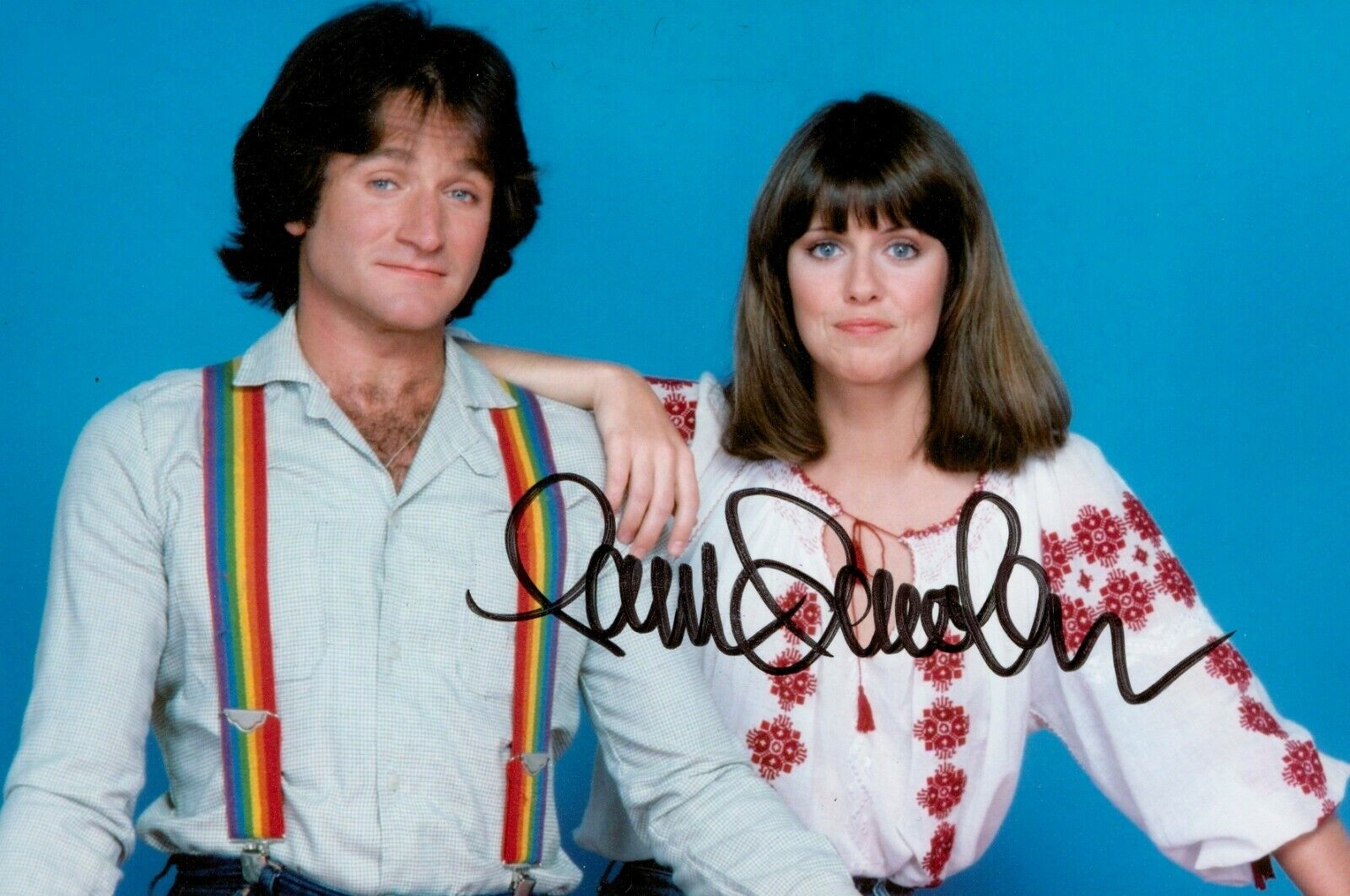 Pam Dawber Signed 6x4 Photo Poster painting Mork & Mindy My Sister Sam Genuine Autograph + COA