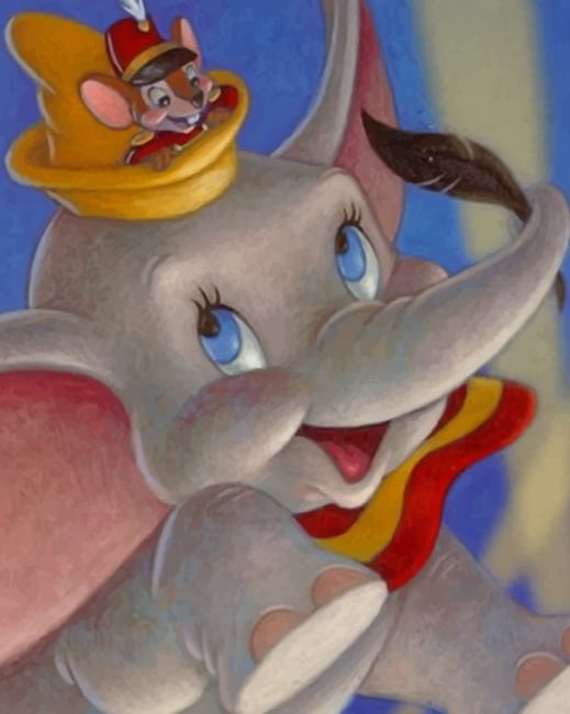 

Happy Dumbo – Paint By Numbers - 40*50CM, 501 Original