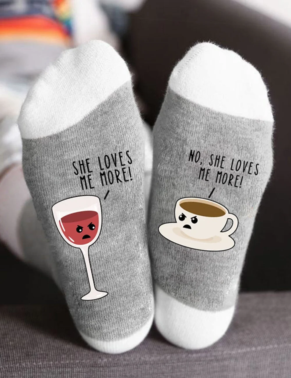 Lizzic She Loves Me More Socks