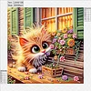 Diamond Painting-DIY Crystal Rhinestone Funny Cat(Box Packaging)