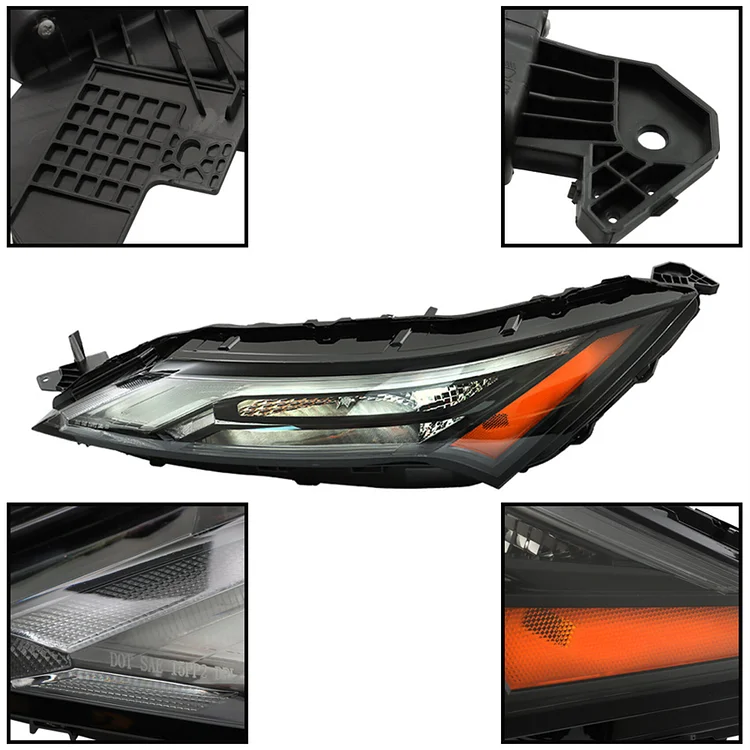SEBLAFF Left Side Halogen Headlight Daytime Running Light Replacement for 2021 2022 2023 Rogue DRL Lamp 26125-6RR0A