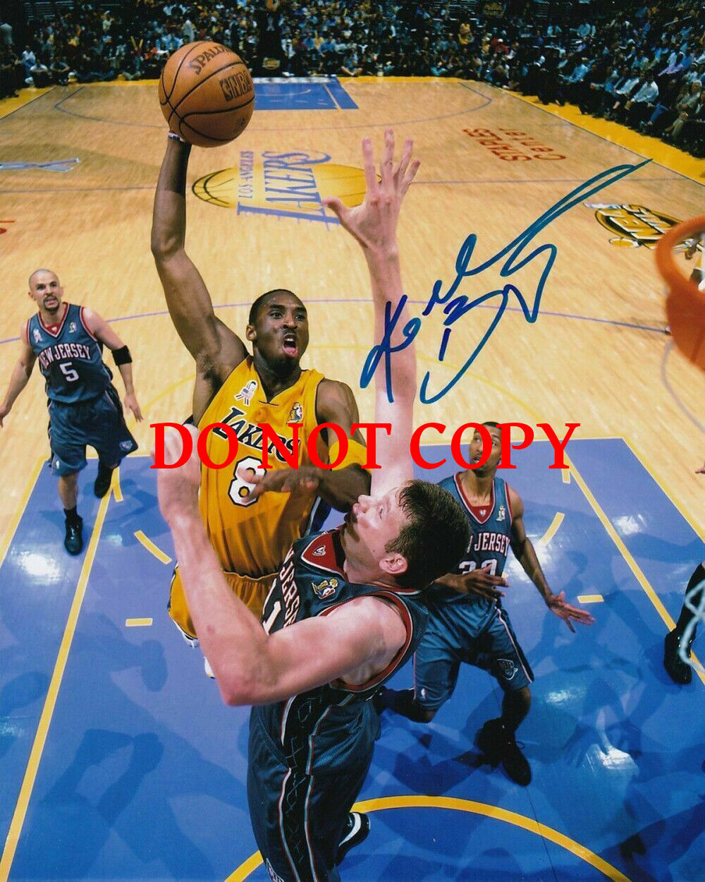 Kobe Bryant Autographed Signed 8x10 Photo Poster painting ( HOF Lakers ) Reprint