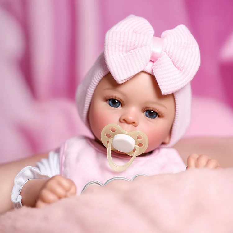 Babeside Quiet Reborn Baby Jenna 17" Older Girl Best Gift for Kids