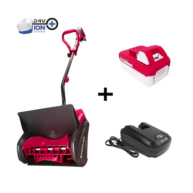 💝Thanksgiving limited time clearance，Buy 1 Get 1 Free 💥Snow Joe 24V Cordless Rechargeable 11" Snow Thrower & Cover
