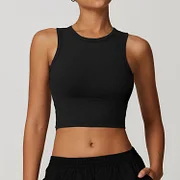 Intbuyer Women Sports Bra Top Push Up Fitness Yoga Bra High Strength Underwear Sport Tops For Women Breathable Running Vest Gym Wear