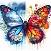 Butterfly - 11CT Counted Cross Stitch - 45*45cm