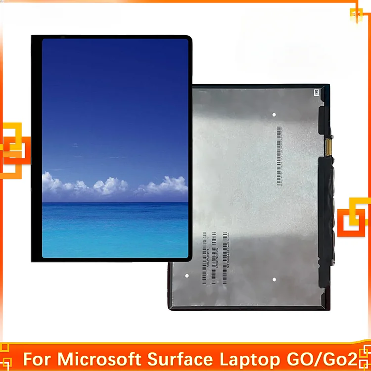 12.4" For Microsoft Surface Laptop GO 1943 GO 2 2013 LCD Display Touch Screen Digitizer Panel Assembly Replacement Parts LCD