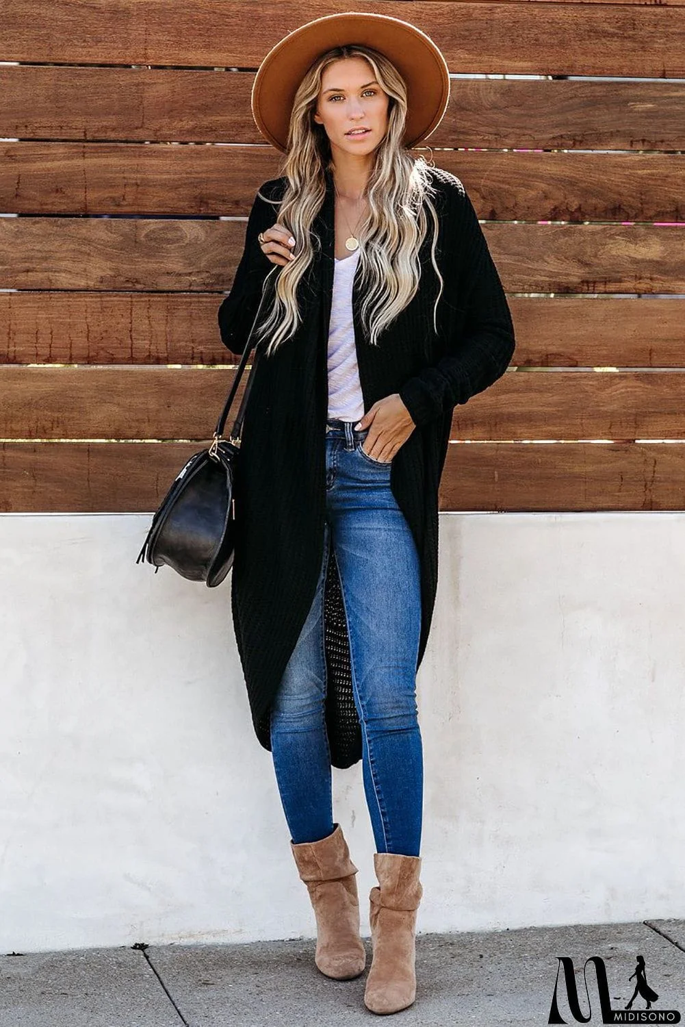 MidiSono - Cashmere Blend Convertible Cardigan