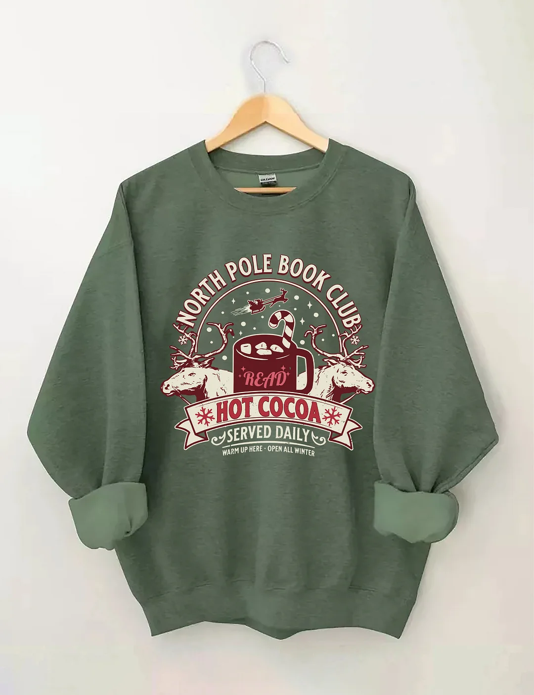 North Pole Book Club Sweatshirt