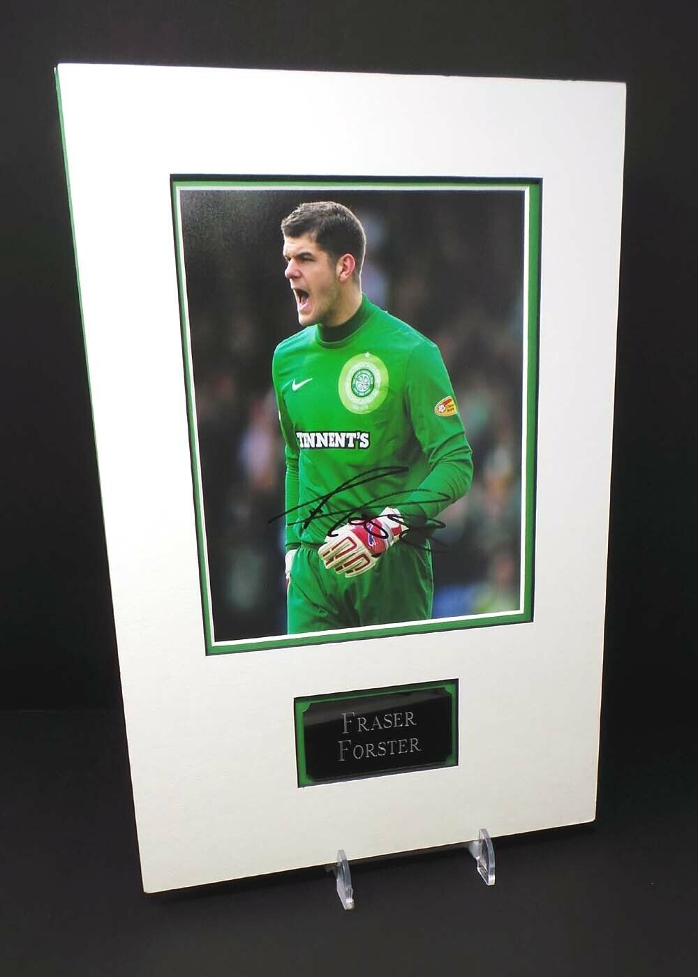 Fraser FORSTER Signed & Mounted 10x8 Celtic FC Football Photo Poster painting AFTAL RD COA