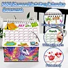 2026 Kalender Diamond Painting Kit Einhorn DIY Diamond Art Schreibtisch Kalender