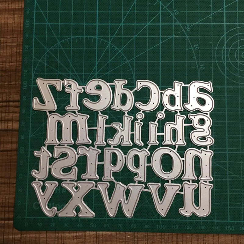 New Letter Dies Metal Cutting Dies Scrapbooking For Card Making Metal Craft Dies Alphabet Die Cuts Embossing