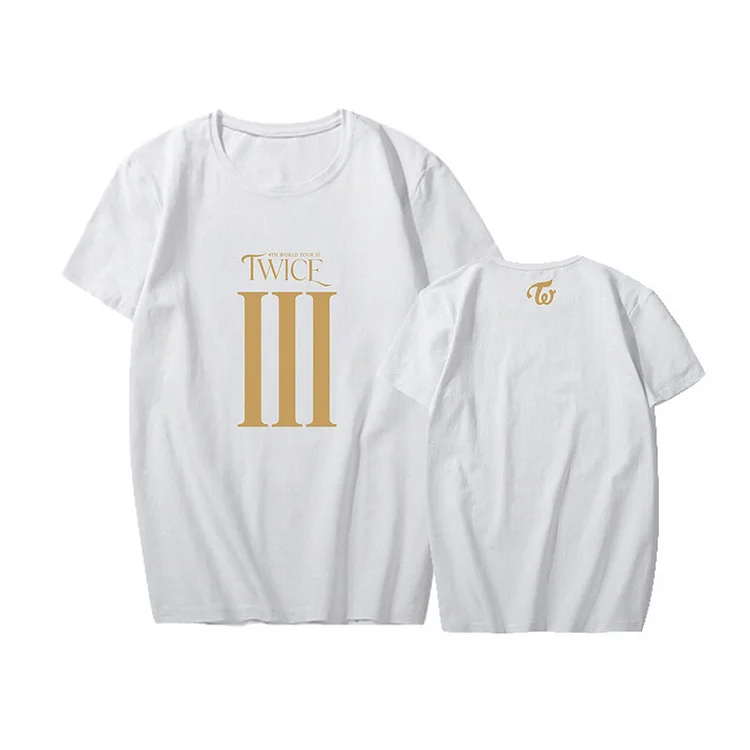 TWICE 4TH WORLD TOUR III Printed T-shirt